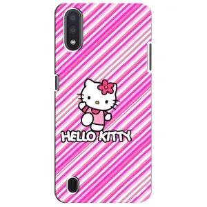Чехол для Ребёнка на Самсунг М01 Кор (VPrint) (Hello Kytty)