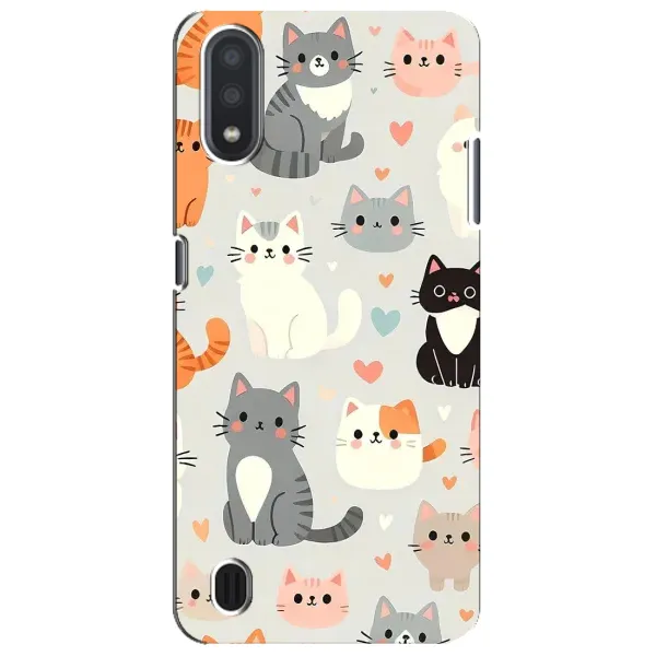 Чохол з принтом «Колаж котів» для Samsung Galaxy M01 Core (A013F) Чохол з принтом «Колаж котів» для Samsung Galaxy M01 Core (A013F)