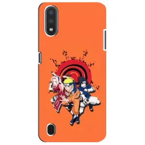 Naruto Anime Чехлы для Самсунг М01 Кор (AlphaPrint) (команда Наруто)