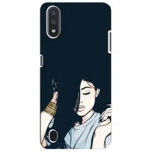 Чехол с принтом «Красивая девочка» для Samsung Galaxy M01 Core (A013F)