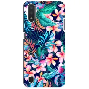 Чехол с принтом «Красочные цветы» для Samsung Galaxy M01 Core (A013F)