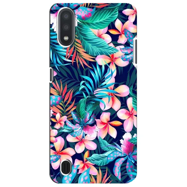 Чехол с принтом «Красочные цветы» для Samsung Galaxy M01 Core (A013F)