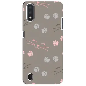 Чохол з малюнком кіт на Sansung Galaxy M01 Core (A013F) (Лапи і вуса)