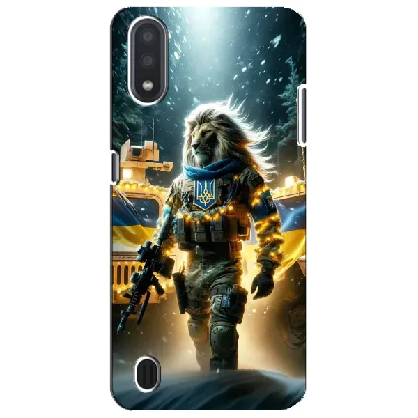 Чехол с принтом «ЛЕВ ЗСУ» для Samsung Galaxy M01 Core (A013F) Чехол с принтом «ЛЕВ ЗСУ» для Samsung Galaxy M01 Core (A013F)