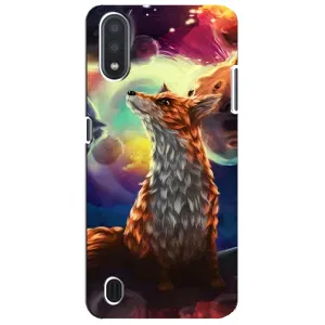 Чохли з картинкою Лисичка для Sansung Galaxy M01 Core (A013F) (VPrint) (Лисичка в космосі)