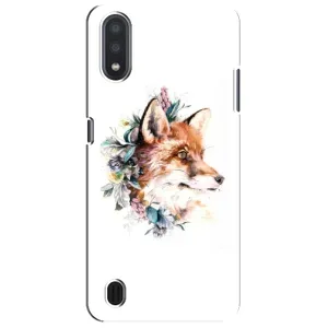 Чохли з картинкою Лисичка для Sansung Galaxy M01 Core (A013F) (VPrint) (Лиса в квітах)