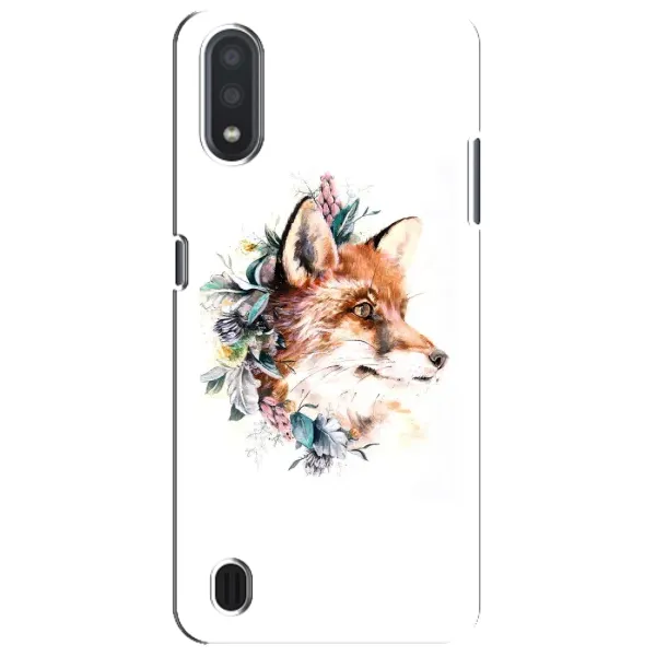 Чехол с принтом «Лисичка в цветочках» для Samsung Galaxy M01 Core (A013F) Чехол с принтом «Лисичка в цветочках» для Samsung Galaxy M01 Core (A013F)