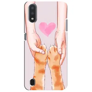 Чохол на Samsung Galaxy M01 Core (A013F) з Котиками (VPrint) (Любовь до котиків)