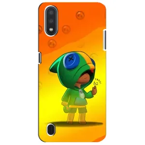 Чехол для Sansung Galaxy M01 Core (A013F) Бравл Старс (VPrint) (Мальчик Леон)