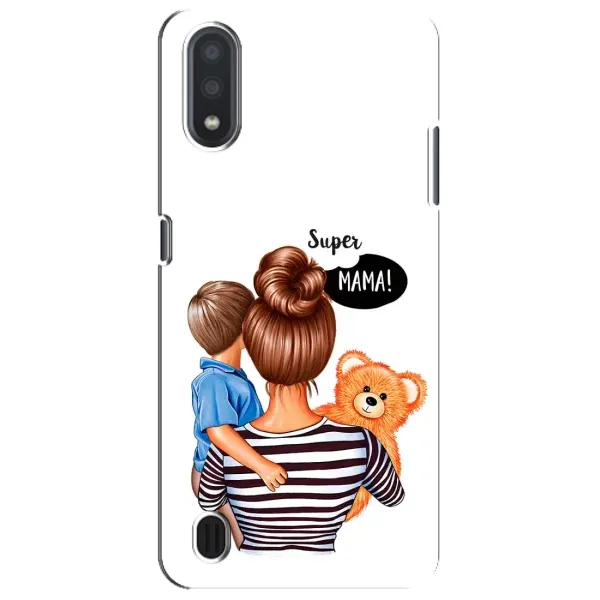 Чехол с принтом «Мама с сыном» для Samsung Galaxy M01 Core (A013F)