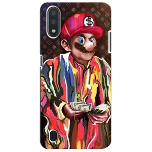 Брендновые Чехлы для Sansung Galaxy M01 Core (A013F) - (PREMIUMPrint) (Mario LV)