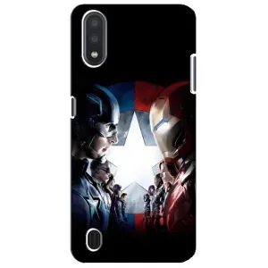 Чехлы с героями Марвел Sansung Galaxy M01 Core (A013F) (VPrint) (Марвел стайл)