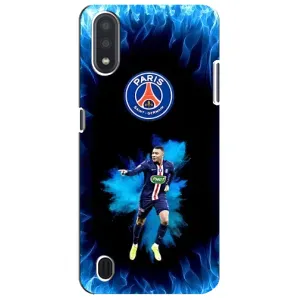 Чехлы Килиан Мбаппе для Sansung Galaxy M01 Core (A013F) (Мбаппе в огне)