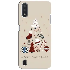 Різдвяні, Святкові Чохли для Samsung Galaxy M01 Core (A013F) (Merry Christmas)
