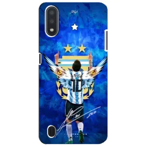 Чехлы Месси для Sansung Galaxy M01 Core (A013F) (AlphaPrint) (Месси Аргентина)