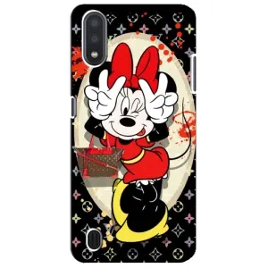 Чохол Disney Mouse Sansung Galaxy M01 Core (A013F) (PREMIUMPrint) (Мінні peace)