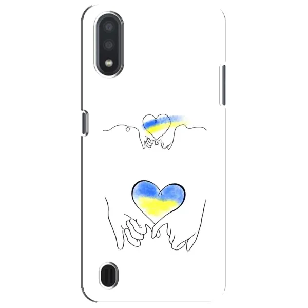 Чехол с принтом «Мир Украине» для Samsung Galaxy M01 Core (A013F)