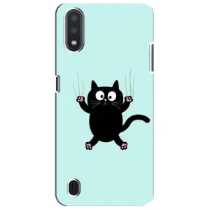 Чохол з принтом для Sansung Galaxy M01 Core (A013F) (AlphaPrint) Модні коти (Падаючий кіт)
