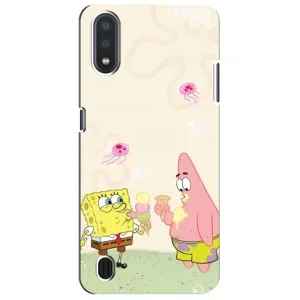 Чехол с принтом «Патрик и Боб» для Samsung Galaxy M01 Core (A013F)