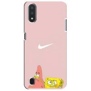 Чехол с принтом «Патрик и Губка» для Samsung Galaxy M01 Core (A013F)