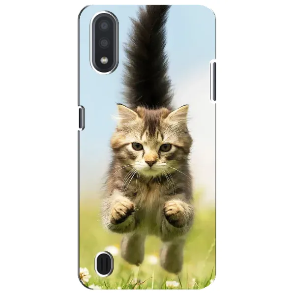 Чохол з принтом «Прижок кота» для Samsung Galaxy M01 Core (A013F)