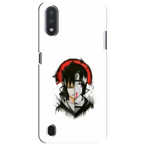Чехлы на тему: Итачи Учиха для Sansung Galaxy M01 Core (A013F) (AlphaPrint) (разный Итачи)