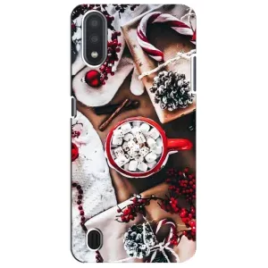 Різдвяні, Святкові Чохли для Samsung Galaxy M01 Core (A013F) (Різдвяна атмосфера)