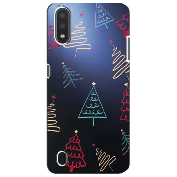 Чехол с принтом «Рождественские елки» для Samsung Galaxy M01 Core (A013F)