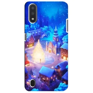 Різдвяні Чохли для Sansung Galaxy M01 Core (A013F) (VPrint) (Різдвяне місто)