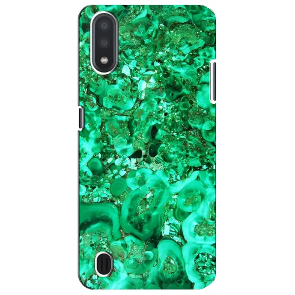 Чохол з принтом «Салатовий Мрамор» для Samsung Galaxy M01 Core (A013F)