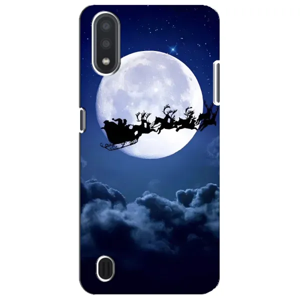 Чохол з принтом «Санта - місяць» для Samsung Galaxy M01 Core (A013F) Чохол з принтом «Санта - місяць» для Samsung Galaxy M01 Core (A013F)