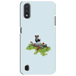 Чехлы с картинкой собаки Патрон для Sansung Galaxy M01 Core (A013F) (AlphaPrint) (Сапер Пес)