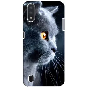 Чохли з Котиками для Sansung Galaxy M01 Core (A013F) (VPrint) (Сірий Кіт)