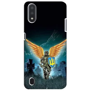 Чехлы с картинкой ЗСУ для Sansung Galaxy M01 Core (A013F) (AlphaPrint) (Солдат ЗСУ)