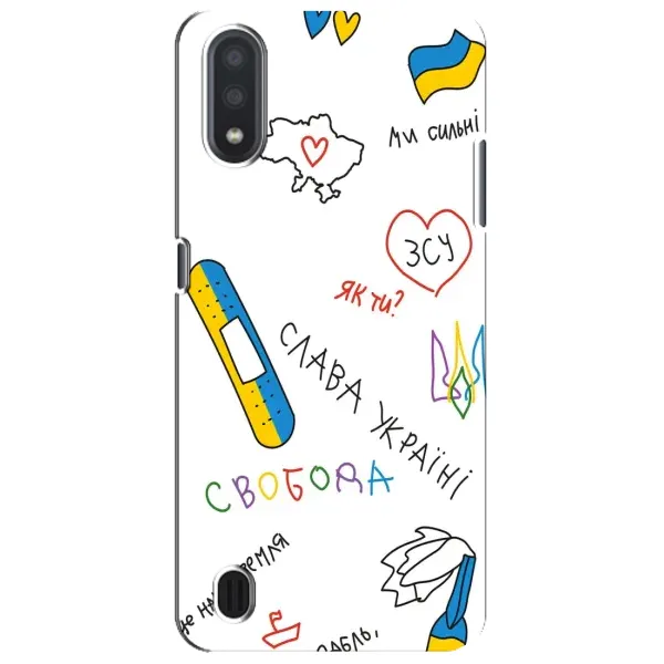 Чехол с принтом «Стикер» для Samsung Galaxy M01 Core (A013F)