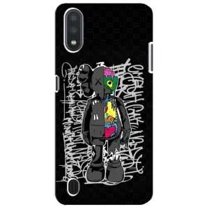 Чохол з принтом «Стиль Bearbrick» для Samsung Galaxy M01 Core (A013F)