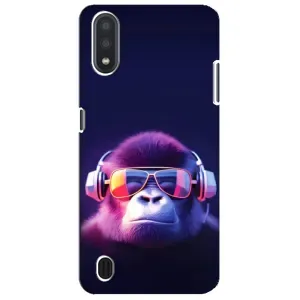 Чохол з принтом «Стильна мавпа» для Samsung Galaxy M01 Core (A013F)