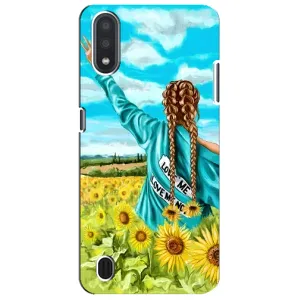 Чехол для Патриота Украины Sansung Galaxy M01 Core (A013F) - (AlphaPrint) (Украиночка)
