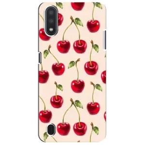 Чохол з принтом «Черешня» для Samsung Galaxy M01 Core (A013F)