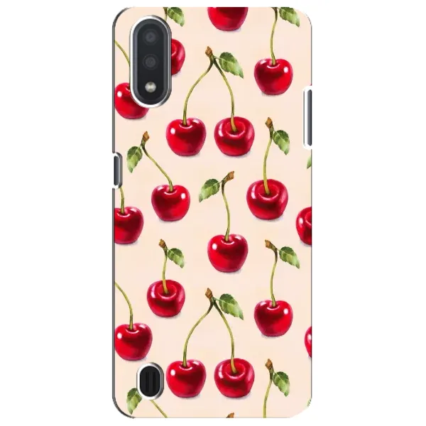 Чохол з принтом «Черешня» для Samsung Galaxy M01 Core (A013F)