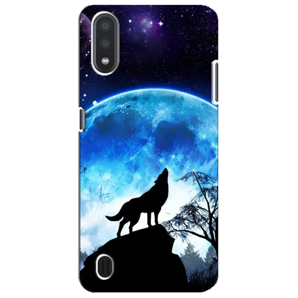Чехол с принтом «Волк на луну» для Samsung Galaxy M01 Core (A013F)