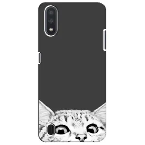 Чохол на Samsung Galaxy M01 Core (A013F) з Котиками (VPrint) (Виглядає котик)