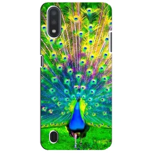 Чехол с принтом «Яркий Павлин» для Samsung Galaxy M01 Core (A013F)