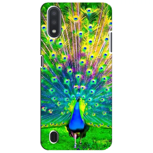 Чехол с принтом «Яркий Павлин» для Samsung Galaxy M01 Core (A013F)