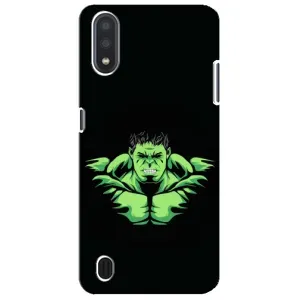 Чехлы с героями Марвел Sansung Galaxy M01 Core (A013F) (VPrint) (Зелёный Халк)
