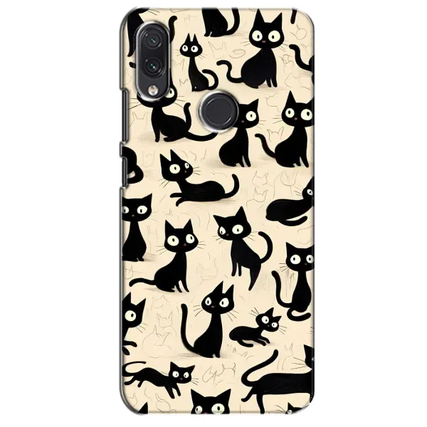 Чохол з принтом «Чорні коти» для Samsung Galaxy M01s Чохол з принтом «Чорні коти» для Samsung Galaxy M01s