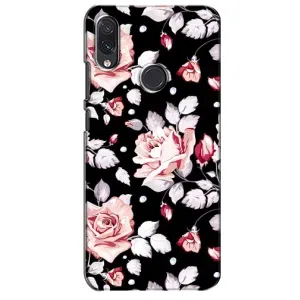 Чохли з квітами для Sansung Galaxy M01s (VPrint) (Квіти на чорному)