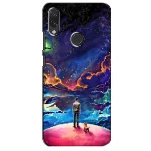 Космічні Чохли для Самсунг Галаксі М01с (VPrint) (Вид Галактики)