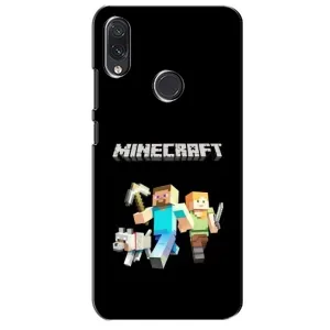 Чохол Майнкрафт на Sansung Galaxy M01s (AlphaPrint) Minecraft (герої Minecraft)
