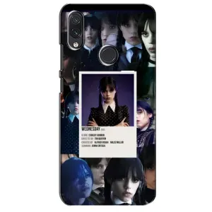 Чехлы Венсдей на Sansung Galaxy M01s Уэнсдей (AlphaPrint) (коллаж Уэнздей)